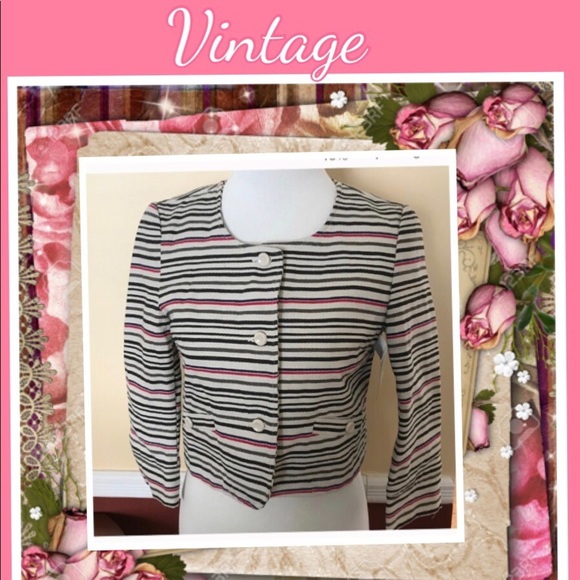 Vintage Jackets & Blazers - Vintage Tulle Jacket 15” p to p NWT $90 retail